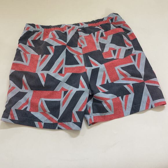 Ben Sherman Swim Trunks Mens XXL Board Short Gorpcore Geometric All Over Print - Picture 5 of 10